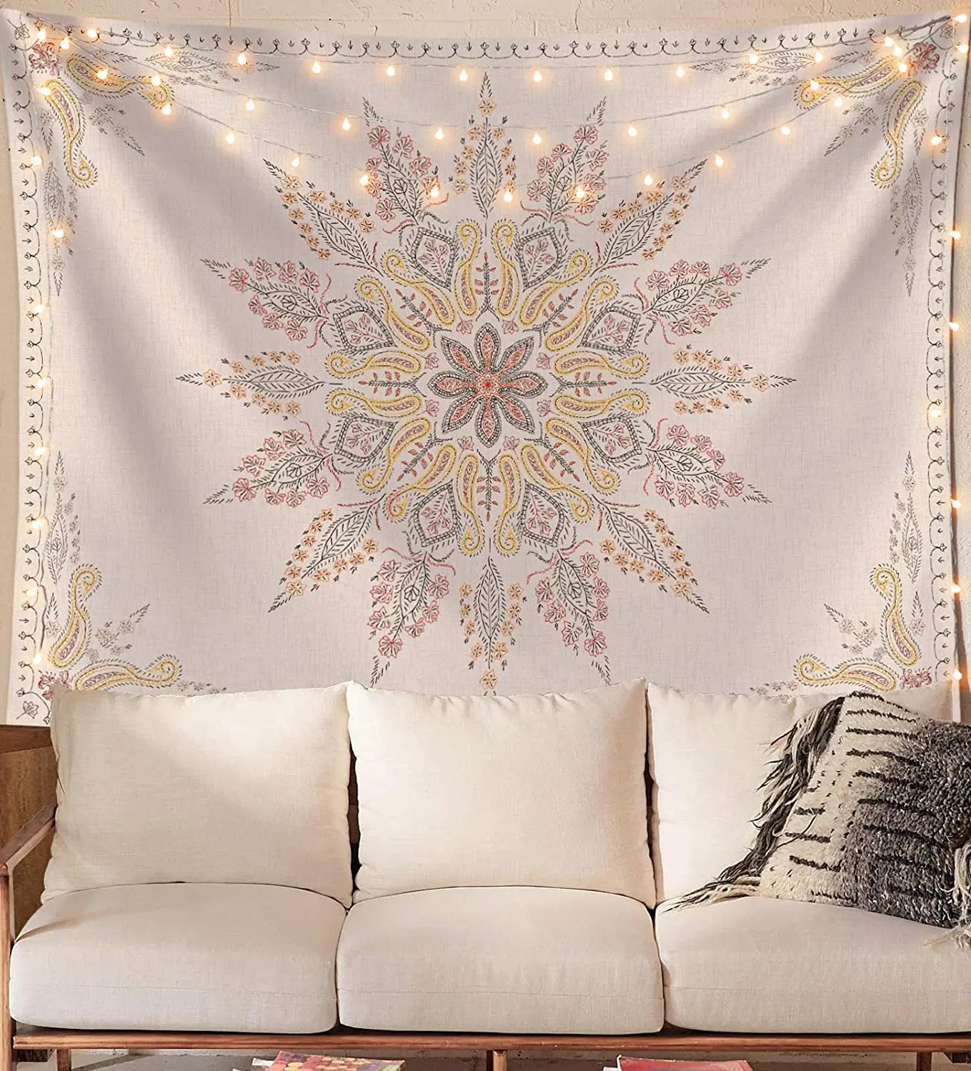 Tenture Murale Mandala Élégance Bohème