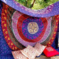 Tenture Murale Mandala "Harmonie Orientale"