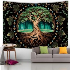 Tenture Murale Arbre de Vie "Forêt Enchantée"