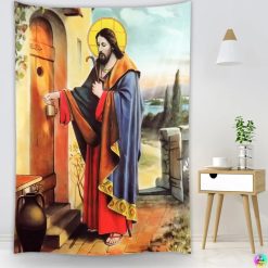 Tenture Murale Art Chrétien "L'Appel du Berger Divin"