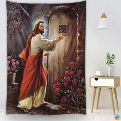 Tenture Murale Art Chrétien – Le Messager de Lumière