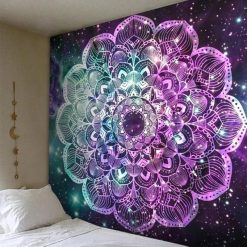 Tenture Murale Mandala "Galaxie Spirituelle"