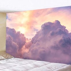 Tenture Murale Nature "Nuées Pastel au Crépuscule"