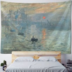Tenture Murale Paysage - Impression, Soleil Levant de Claude Monet