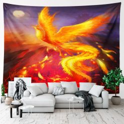 Tenture Murale Animaux Phénix du Crépuscule