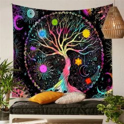 Tenture Murale Arbre de Vie Chakra Astral