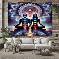 Tenture Murale Hippie - Chakra Équilibre des Énergies