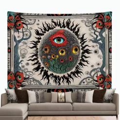 Tenture Murale Hippie Sphère Psychédélique et Éveillée