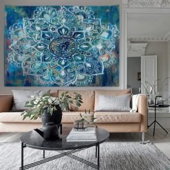 Tenture Murale Mandala Océan Mystique