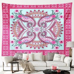 Tenture Murale Mandala Oriental Fleurs de Printemps 🌺