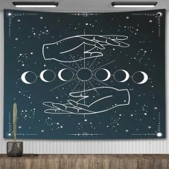 Tenture Murale Astrologie Phases Lunaires & Énergie Cosmique