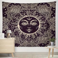 Tenture Murale Hippie Mandala Astre Sacré