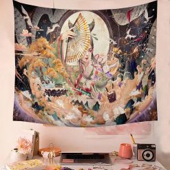 Tenture Murale Japonaise Ukiyo-e Déesse de la Lune Éternelle