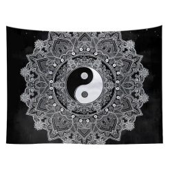 Tenture Murale Mandala Yin Yang Sacré & Harmonie Cosmique