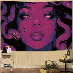 Tenture Murale Occulte Méduse Hypnotique