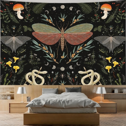 Tenture Murale Bohème Papillon des Forêts Mystiques