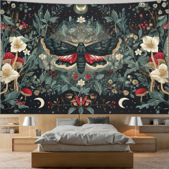 Tenture Murale Bohème Papillon des Nuits Enchantées