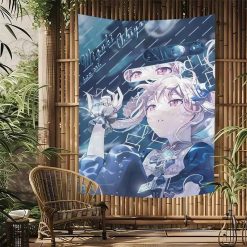 Tenture Murale Japonaise Manga Ondes Éthérées