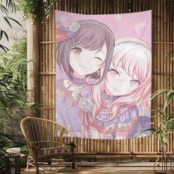 Tenture Murale Japonaise Manga Reflets Enigmatiques