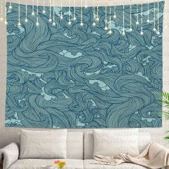 Tenture Murale Japonaise Ukiyo-e Vagues Éternelles