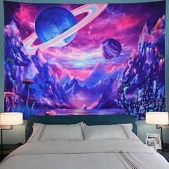 Tenture Murale Paysage Astral Cosmos Fantaisie