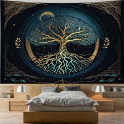 Tenture Murale Arbre de Vie Harmonie Céleste