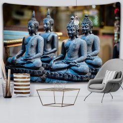 Tenture Murale Bouddha Yoga Sérénité Sculpée