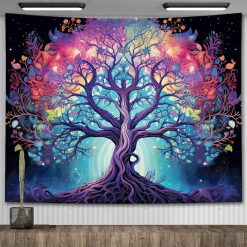 Tenture Murale Arbre de Vie Éveil Cosmique
