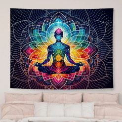 Tenture Murale Chakra « Cœur Cosmique Aligné »