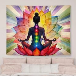 Tenture Murale Chakra « Éveil des Sept Énergies »