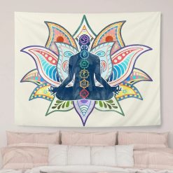 Tenture Murale Chakra « Lotus de l’Équilibre Intérieur »