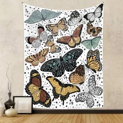 Tenture Murale Hippie Papillons « Ballet des Ailes Enchantées »