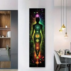 Tenture Murale Zen « Alignement des Chakras Cosmiques »