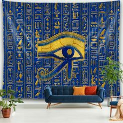 Tenture Murale Égyptienne - Œil d’Horus Sacré