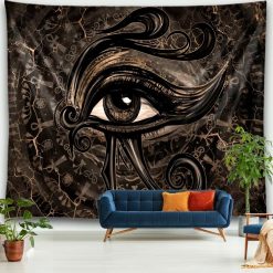 Tenture Murale Égyptienne Regard d’Horus Obscur