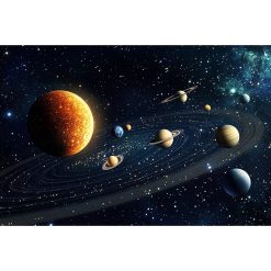 Tenture Murale Espace « Ballet des Planètes Solaires »