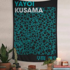 Tenture Murale Japonaise Hommage à Yayoi Kusama Réseau Céleste