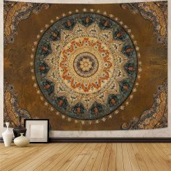 Tenture Murale Mandala Héritage Oriental Ancien