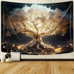 Tenture Murale Arbre de Vie Éclat Céleste
