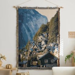Tenture Murale Bohème - Village Alpin de Hallstatt