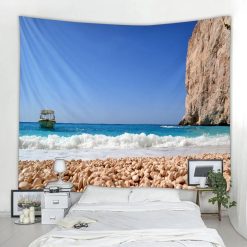 Tenture Murale Paysage Crique aux Galets
