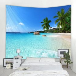 Tenture Murale Paysage Plage des Seychelles