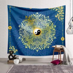 Tenture Murale Mandala « Aurore Bohème Pastel »