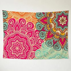 Tenture Murale Mandala « Douceur Lunaire Lilas »