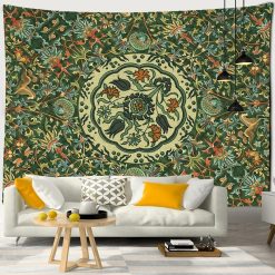 Tenture Murale Mandala Forêt Enchantée et Arabesques Sylvestres