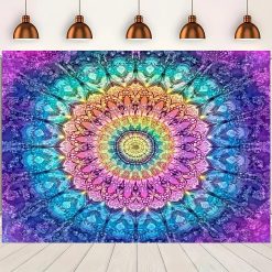 Tenture Murale Mandala Kaleidoscope Spirituel