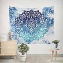 Tenture Murale Mandala Brise d'Azur