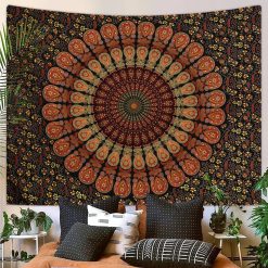 Tenture Murale Mandala Cachemire Impérial