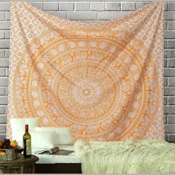 Tenture Murale Mandala Soleil d'Ambre