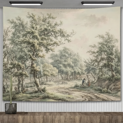 Tenture Murale Nature - Le Sentier des Ormes & Voyage Champêtre